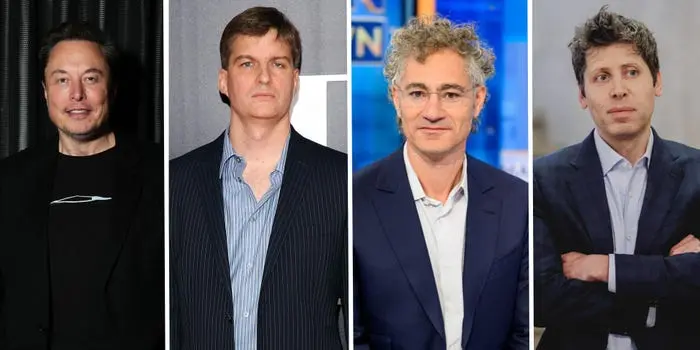 ایلون ماسک، مایکل بوری، الکس کارپ، سام آلتمن