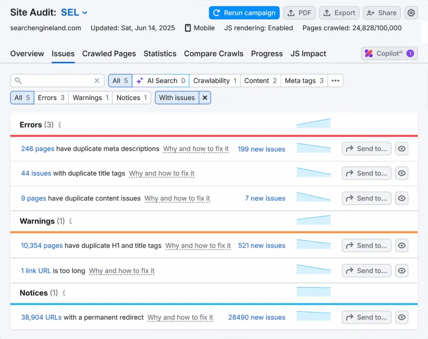 نقشه بررسی سایت – مشکلات مقیاس‌پذیر