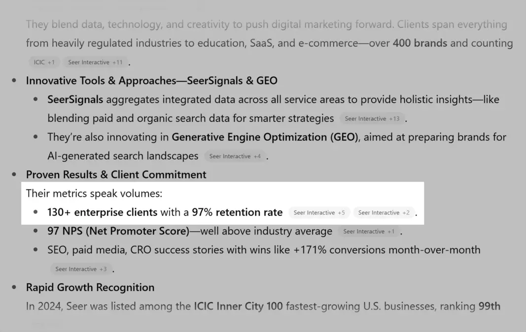 تگ‌لاین فوتر ChatGPT مقیاس‌دار