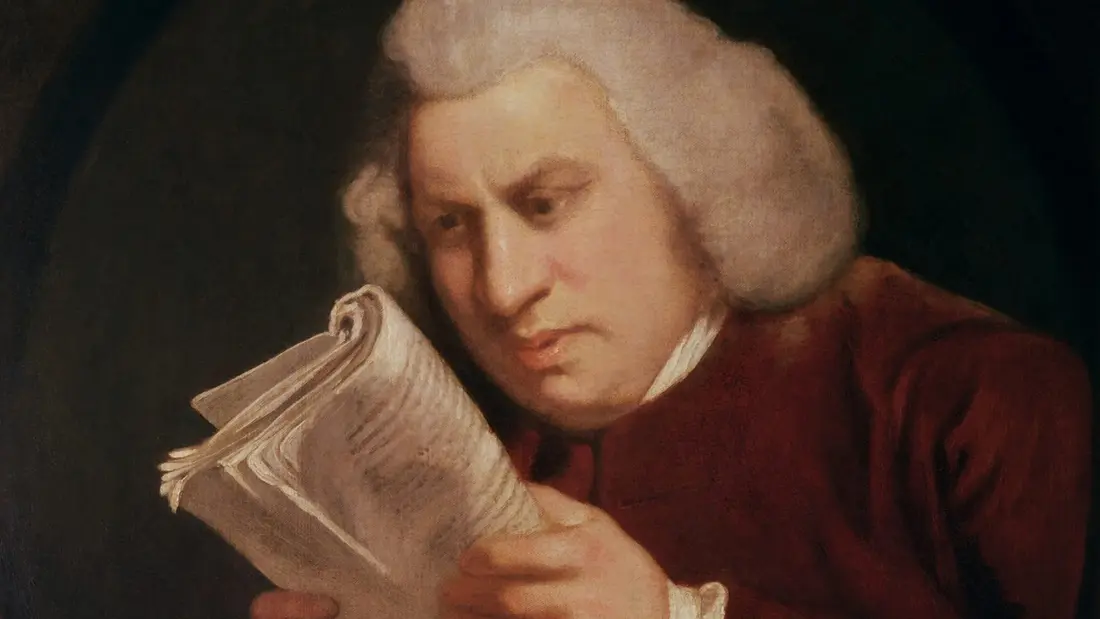 پرترهٔ ساموئل جانسون توسط جوشوا رینولدز