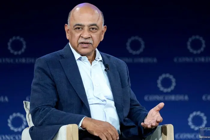 آروند کریشنا، مدیرعامل IBM، در تصویر.