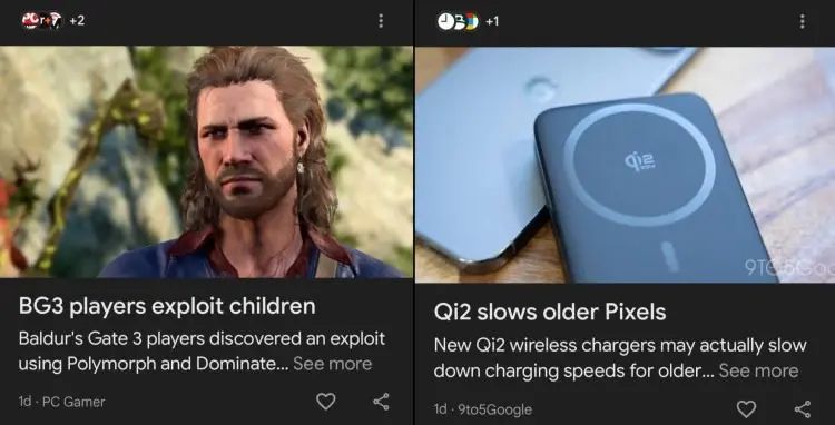 سرخط‌های هوش مصنوعی در Google Discover توسط The Verge